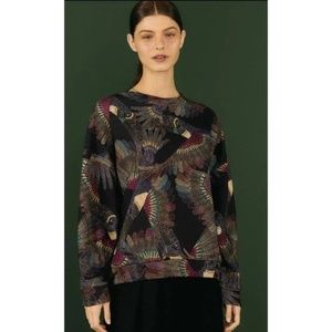 Farm Rio Borogodo Toucans Sweatshirt Pull Over Small - NWOT
